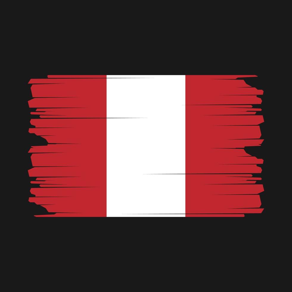 Peru bandeira ilustração vetor