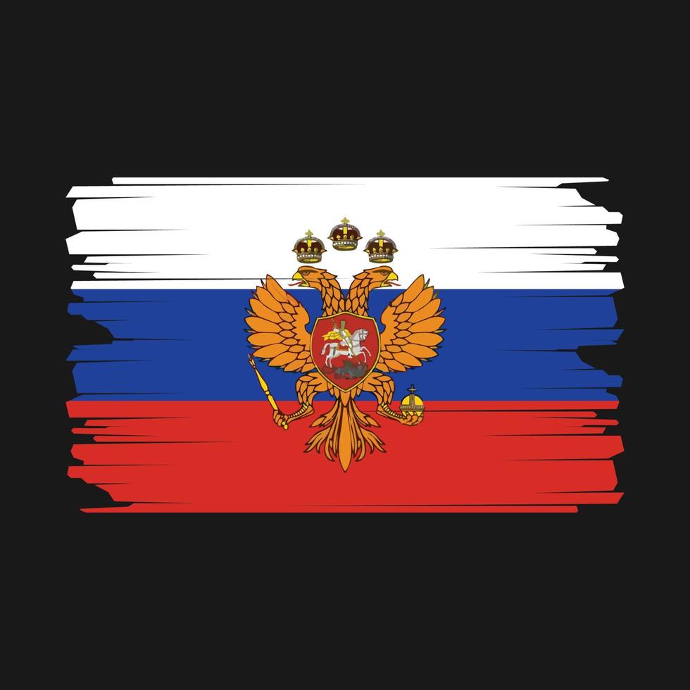 Rússia bandeira ilustração vetor