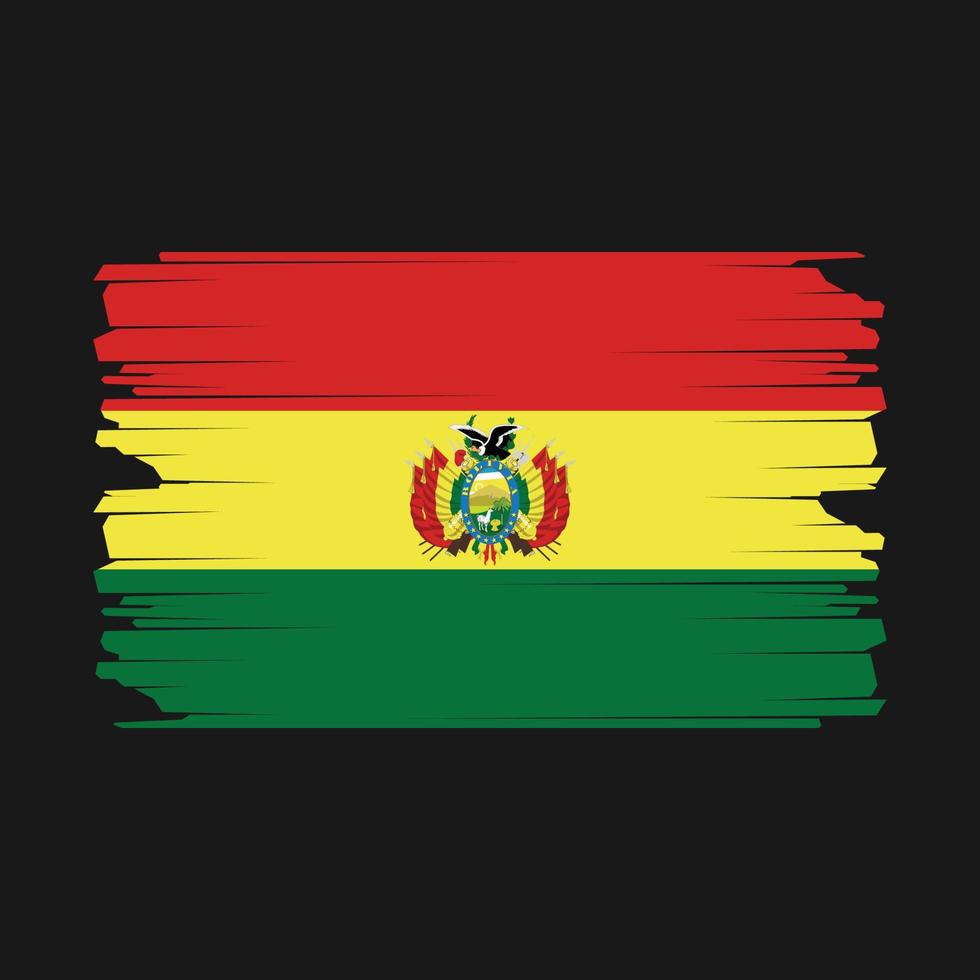 Bolívia bandeira ilustração vetor