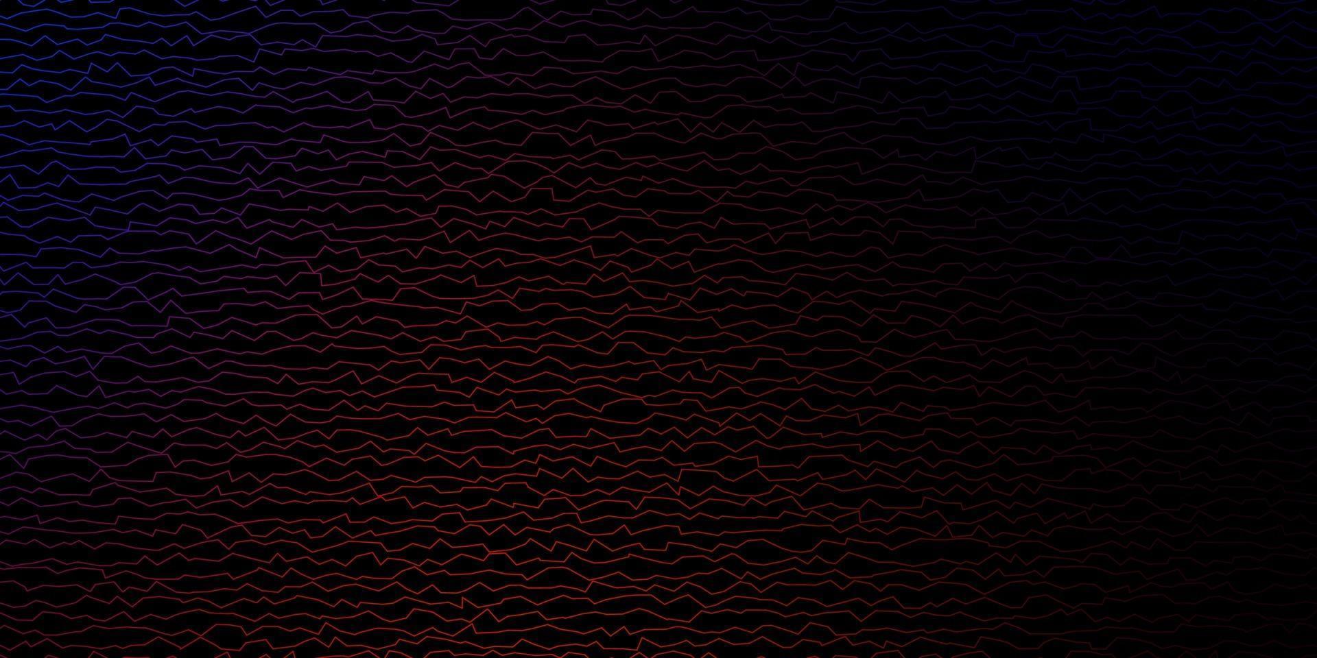 fundo vector azul e vermelho escuro com linhas curvas.