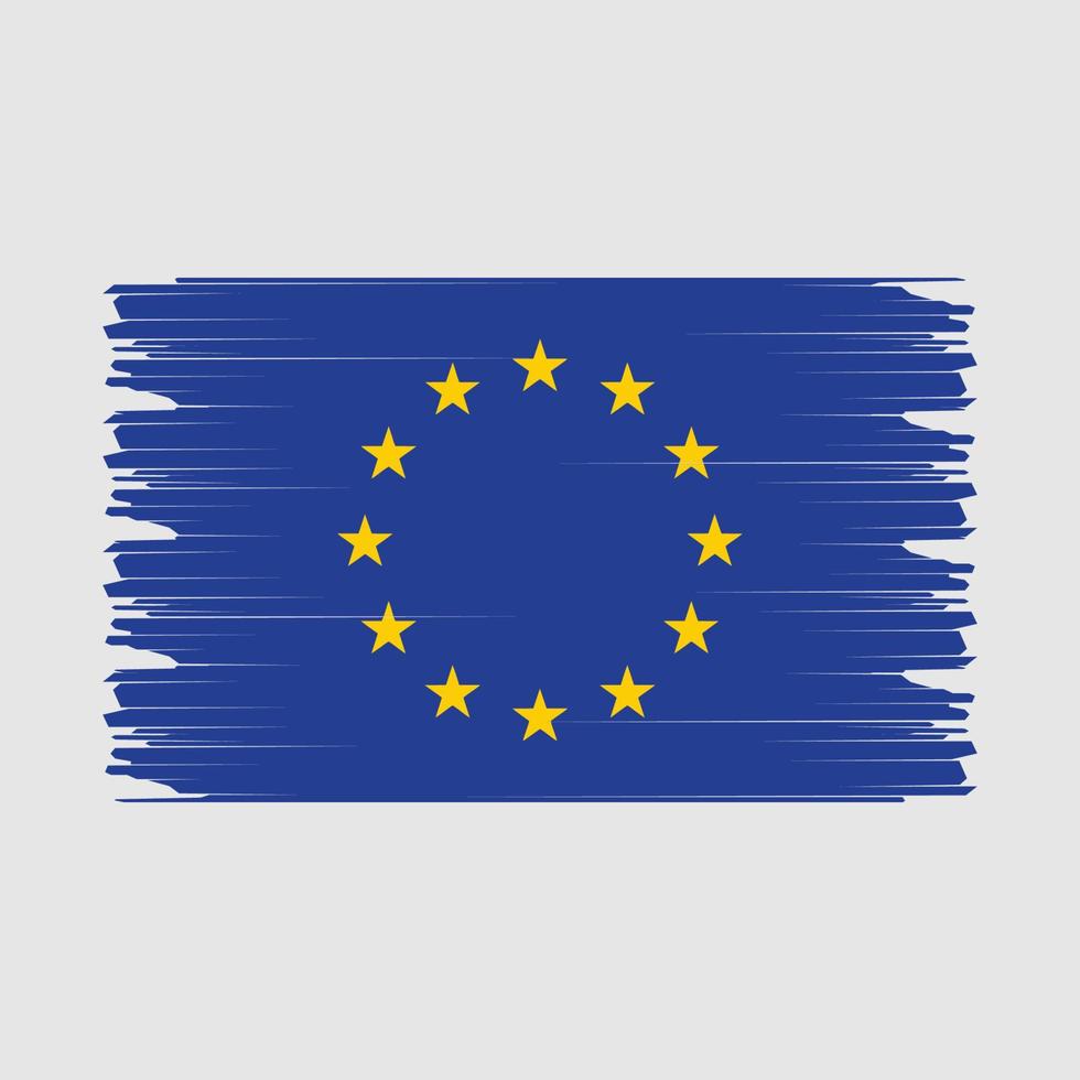 europeu bandeira ilustração vetor