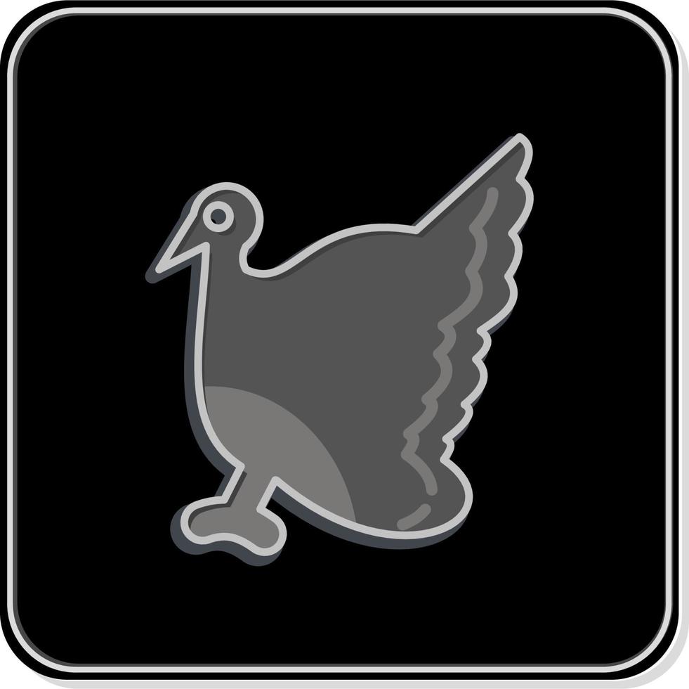 ícone peru. relacionado para doméstico animais símbolo. simples Projeto editável. simples ilustração vetor