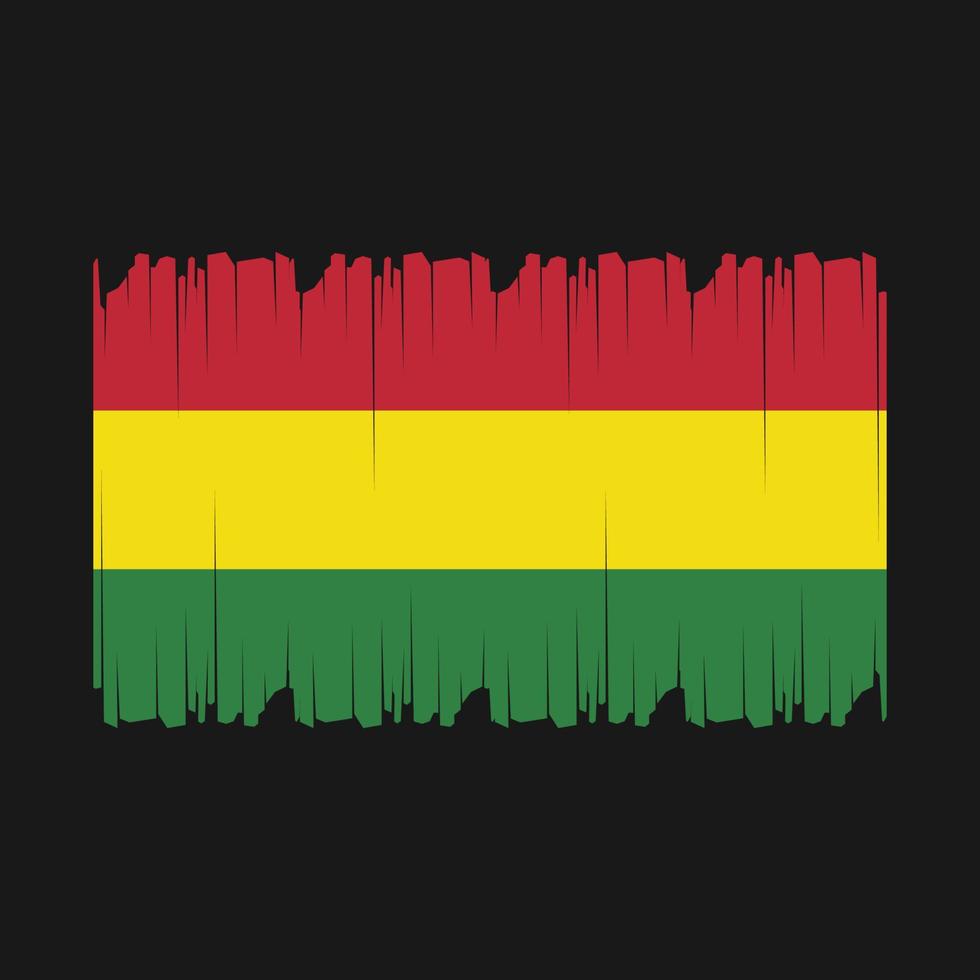 Bolívia bandeira vetor ilustração