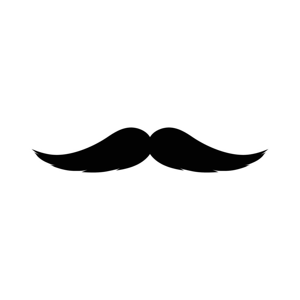 bigode ícone Vektor vetor