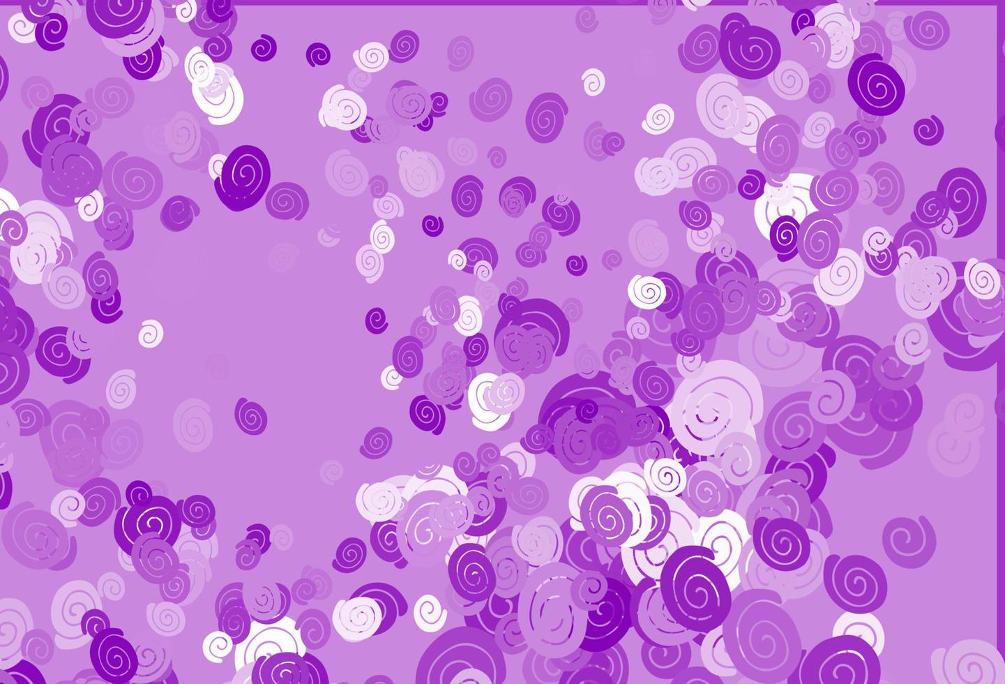 fundo vector roxo claro com formas de lava.