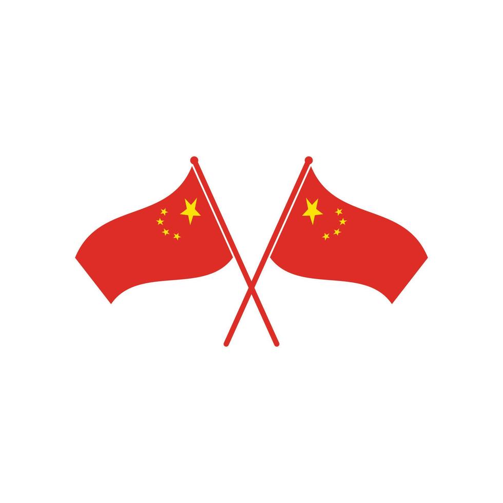 chinês bandeira vetor ilustração Projeto