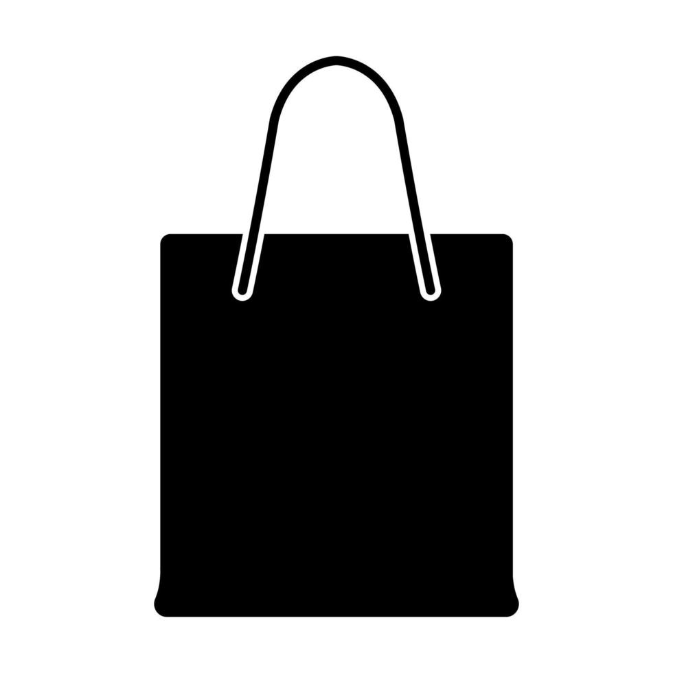 compras saco ícone vetor para gráfico projeto, logotipo, local na rede Internet, social meios de comunicação, Móvel aplicativo, ui ilustração