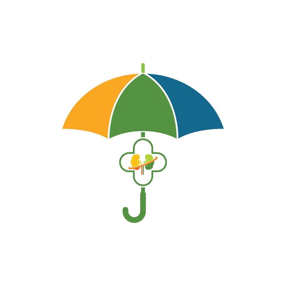 guarda-chuva vetor logotipo ícone do seguro propriedade Projeto