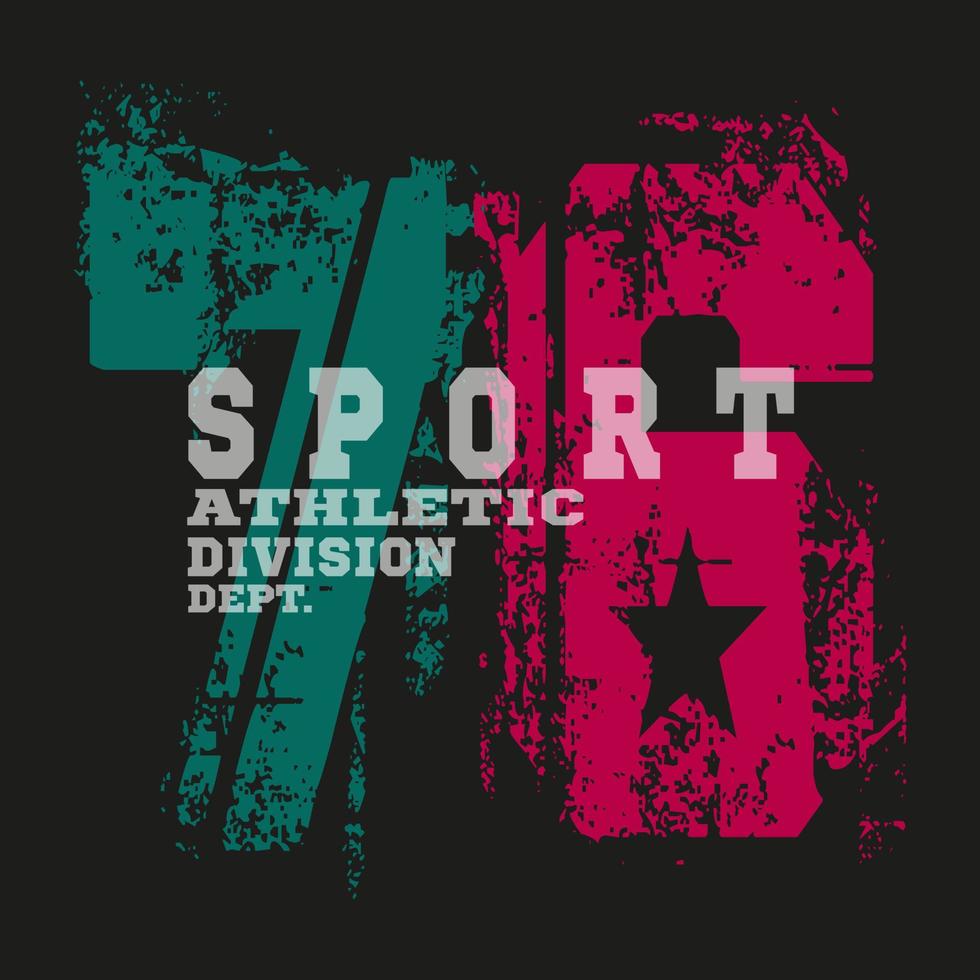 Atlético esporte tema texto vetor, modelo, logotipo tipografia Projeto vetor