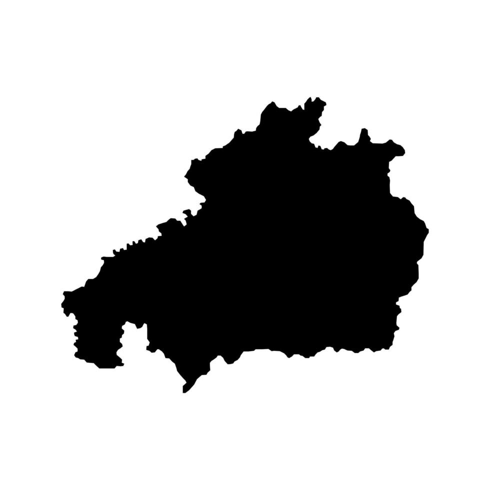 castelo branco mapa, distrito do Portugal. vetor ilustração.