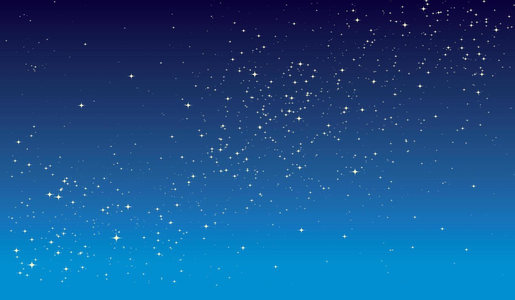 estrelado céu dentro a noite. vetor fundo