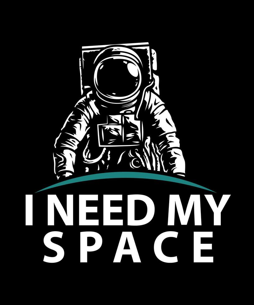 espaço ilustração logotipo vetor camiseta Projeto astronauta ilustração Projeto