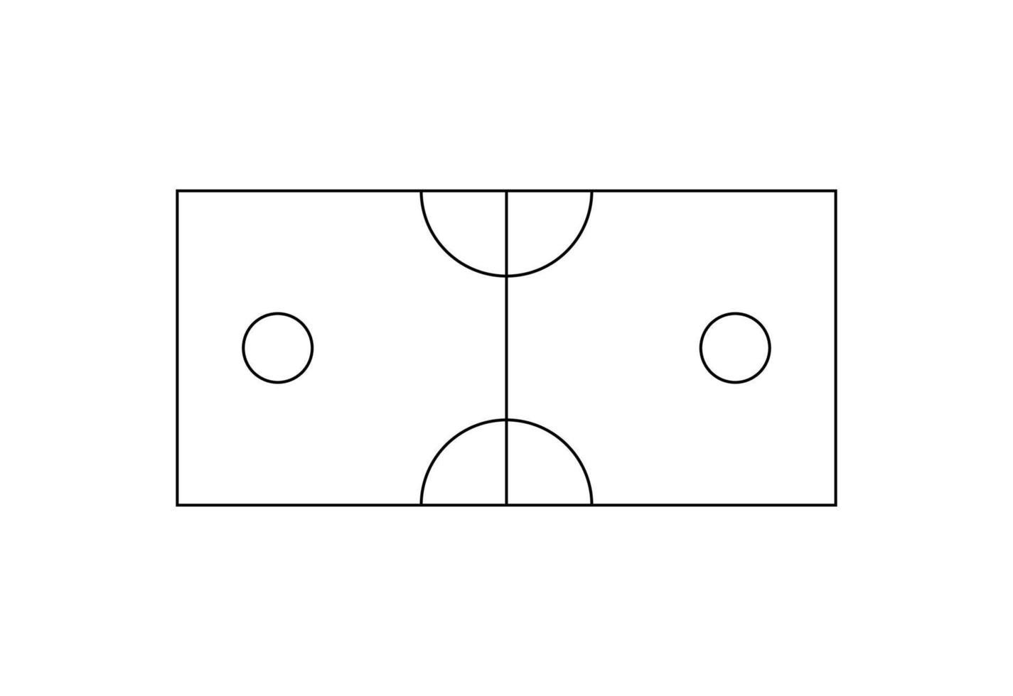disposição quadra do sepak takraw, é uma pé voleibol jogo, bastante literalmente significa para pontapé uma rattan bola, esporte nativo este originado dentro sudeste Ásia. vetor ilustração