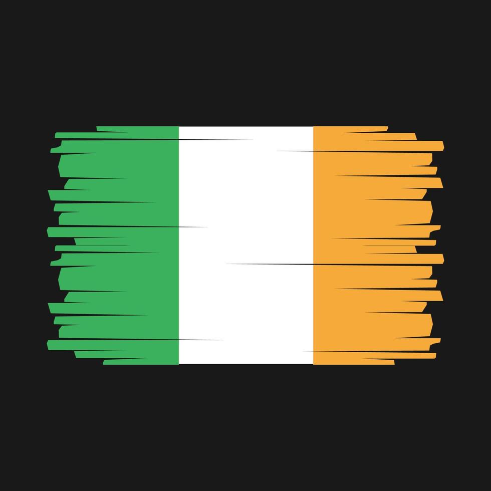 vetor da bandeira da irlanda