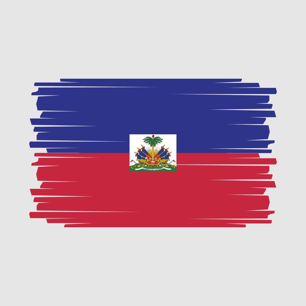 vetor de bandeira haiti