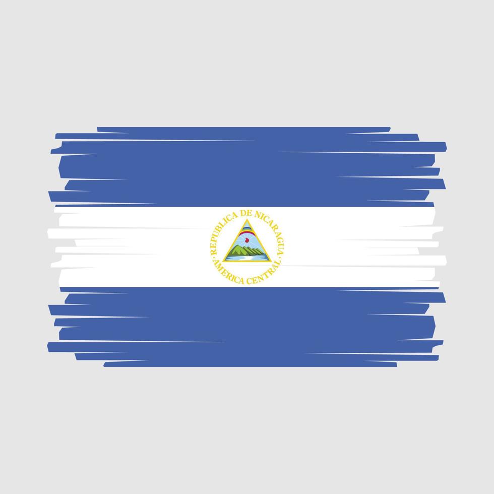 vetor bandeira da nicarágua