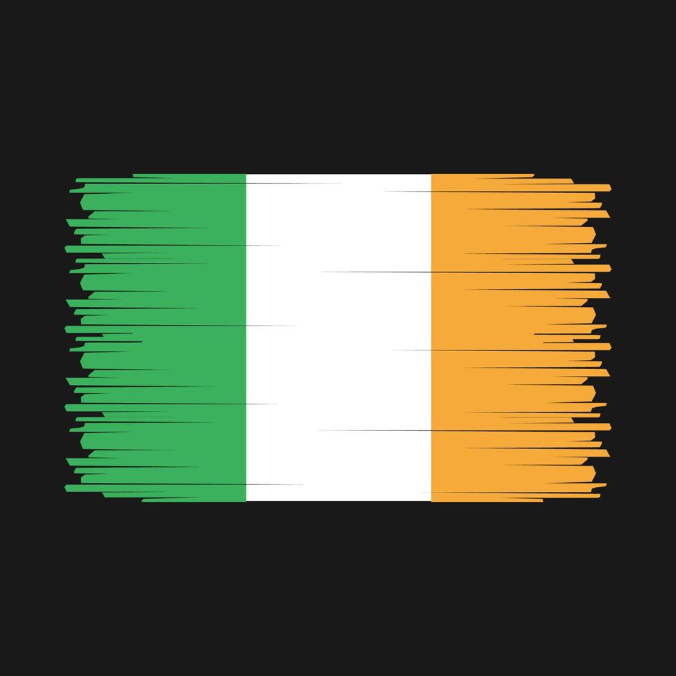 vetor da bandeira da irlanda