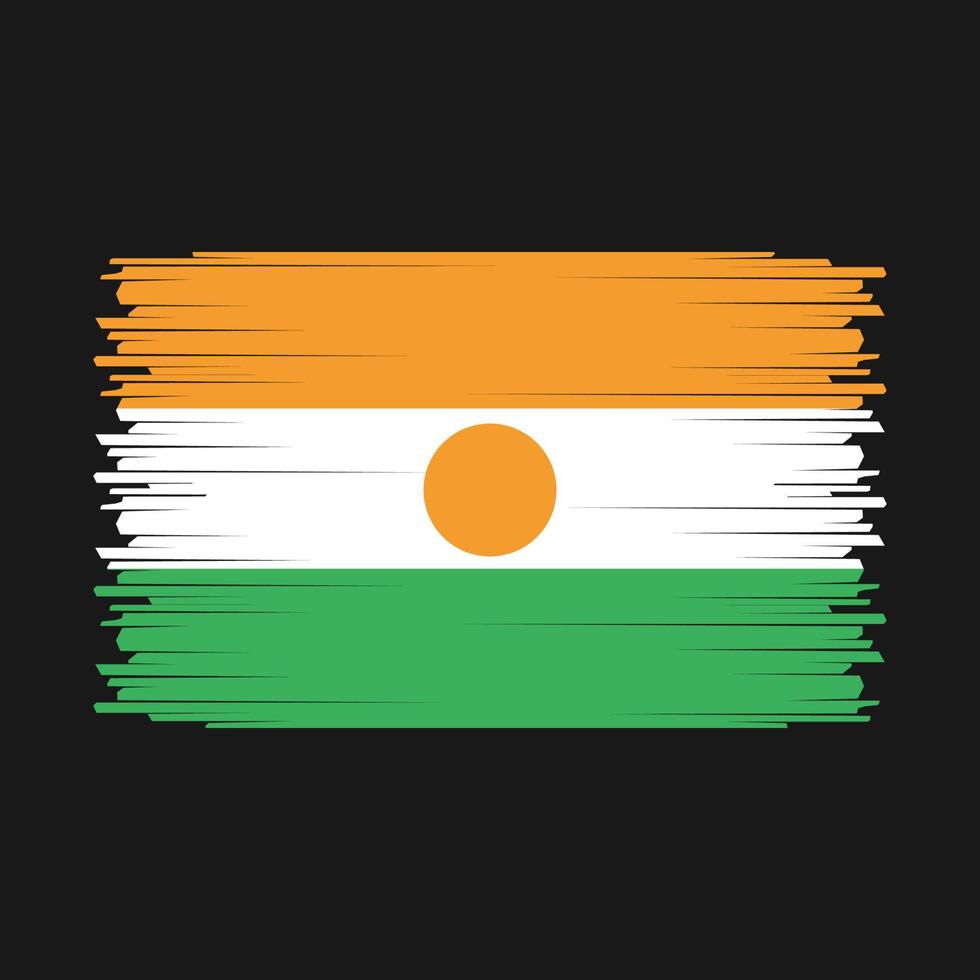 vetor bandeira niger