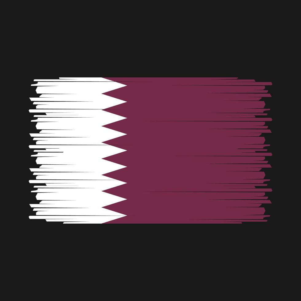 vetor da bandeira do qatar