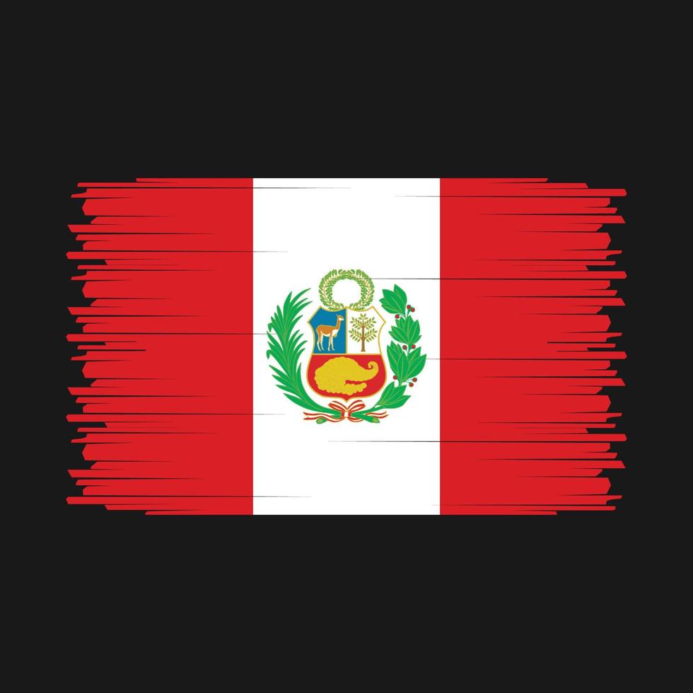 vetor bandeira peru