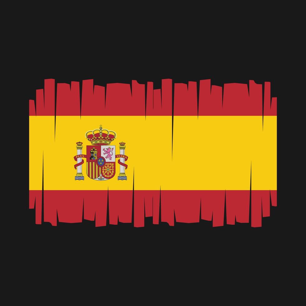 vetor da bandeira da espanha