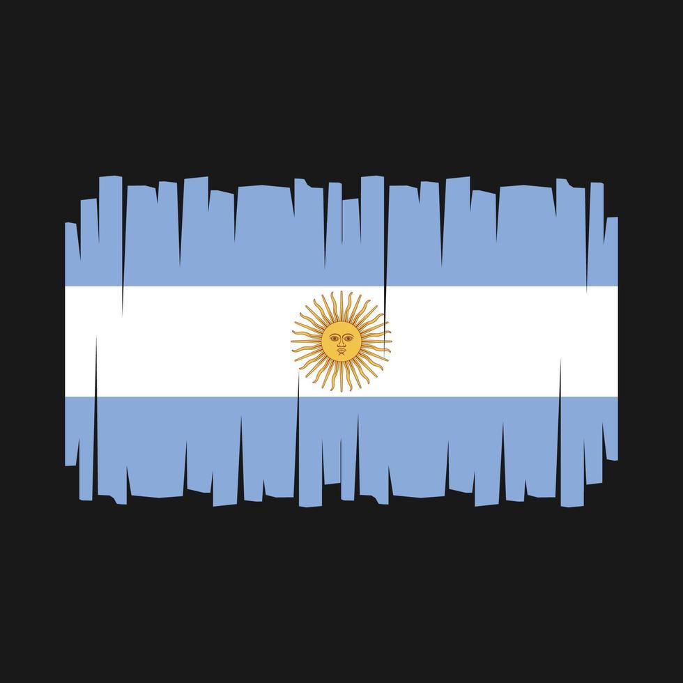 vetor da bandeira da argentina