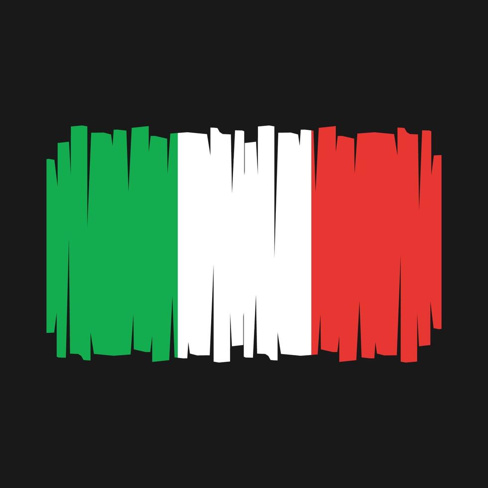 vetor bandeira italia