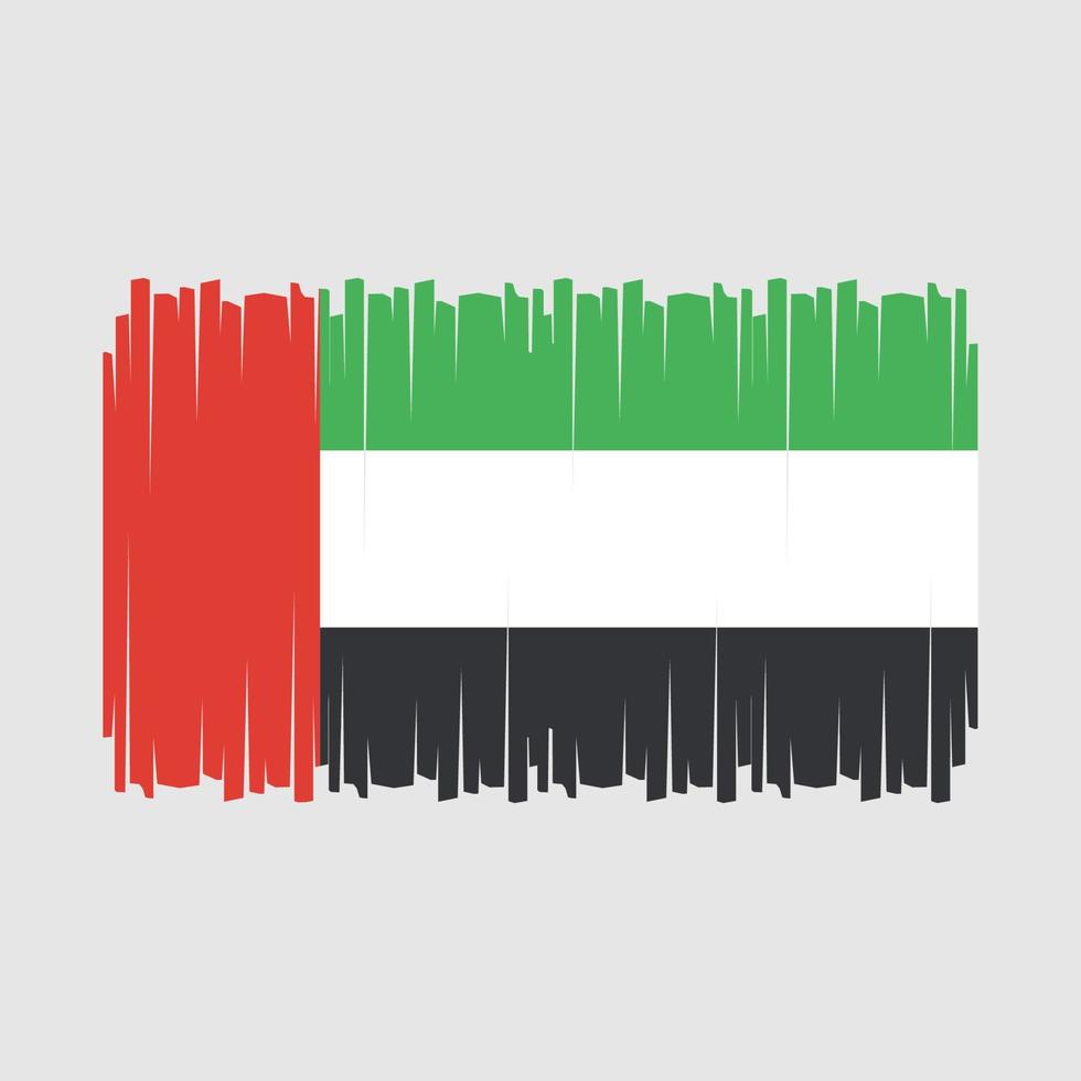 vetor de bandeira dos Emirados Árabes Unidos