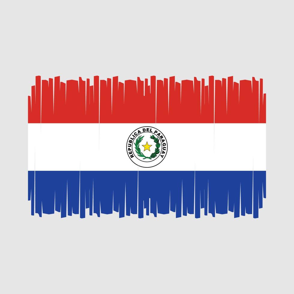 vetor bandeira do paraguai