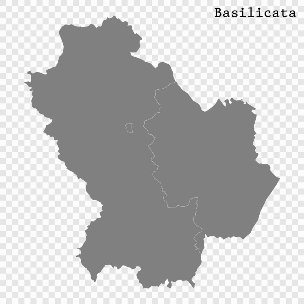 Alto qualidade mapa é uma Estado do Itália vetor