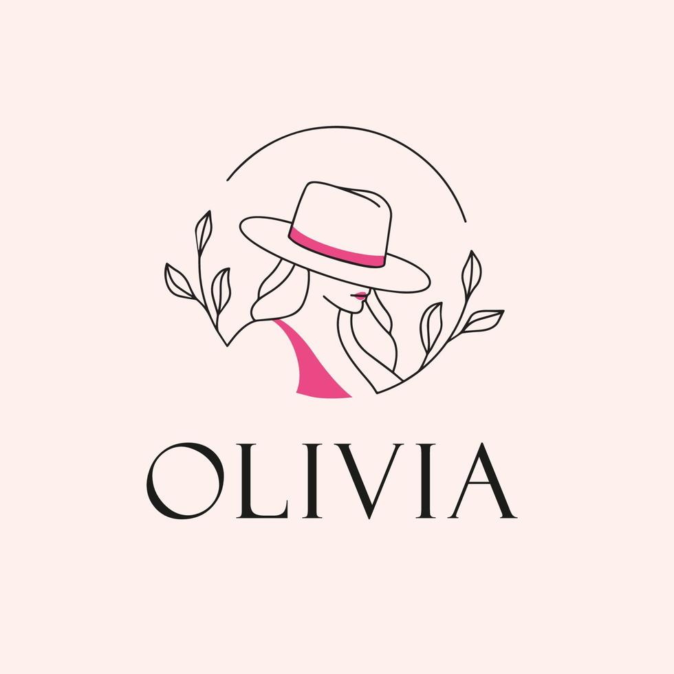 design de logotipo de moda vetor