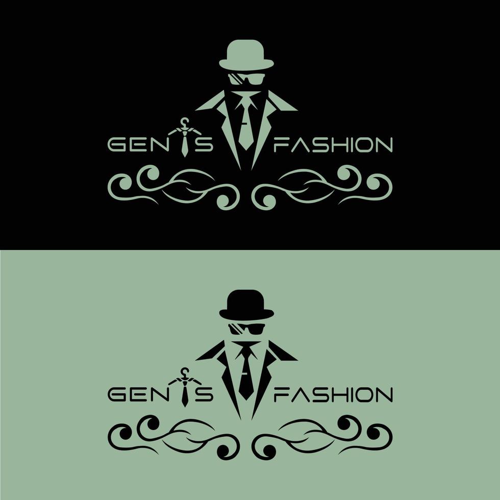 design de logotipo de moda vetor