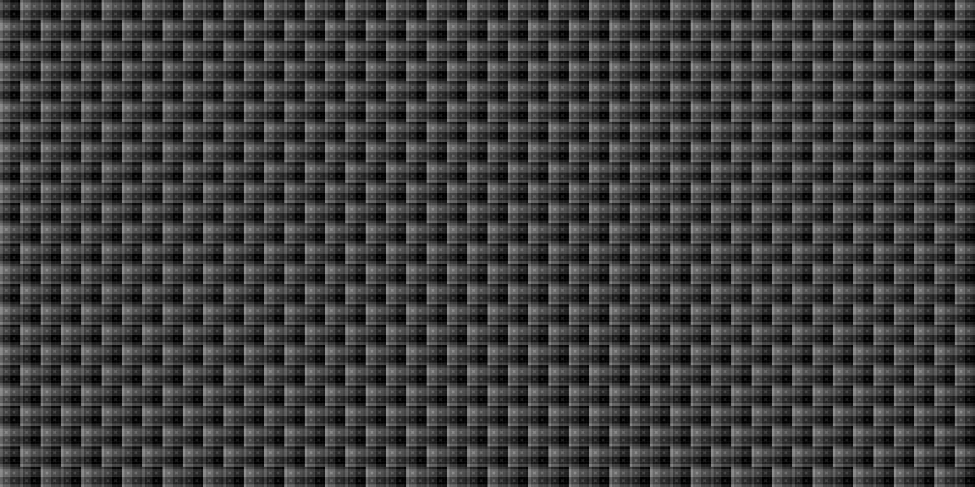 Sombrio Preto pixel mosaico abstrato desatado geométrico rede fundo vetor