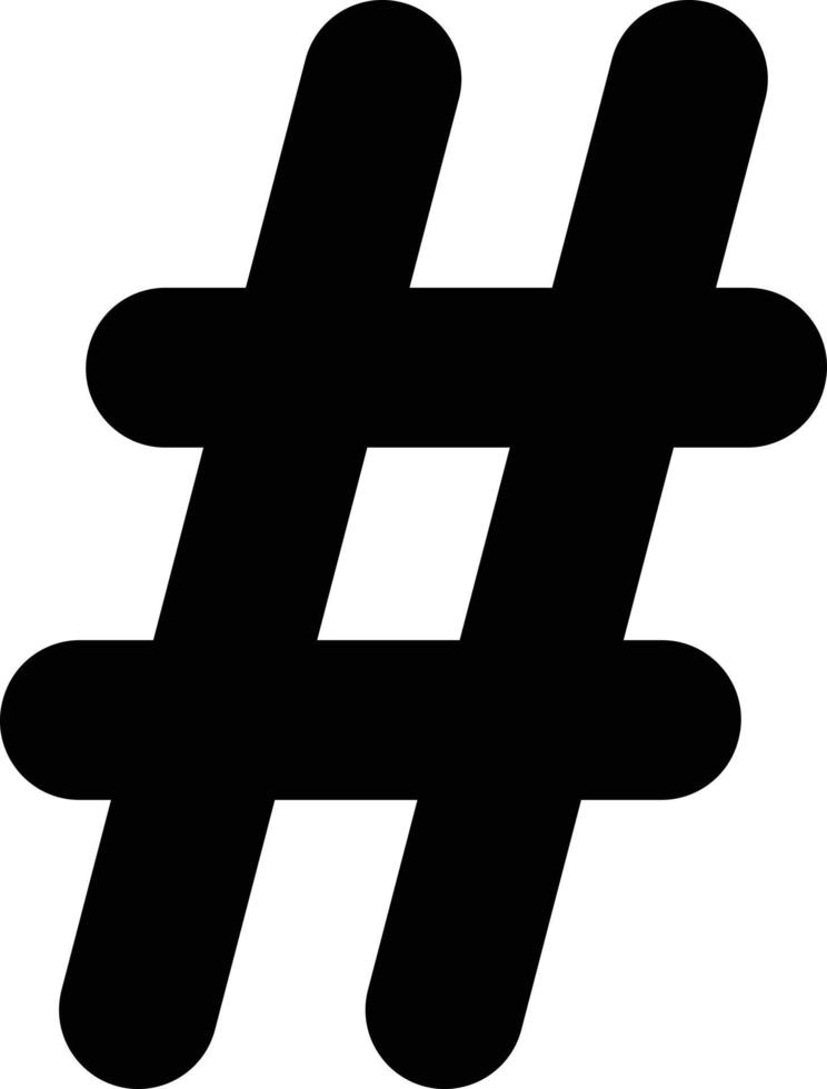 hashtag placa ícone vetor ilustração isolado em branco fundo