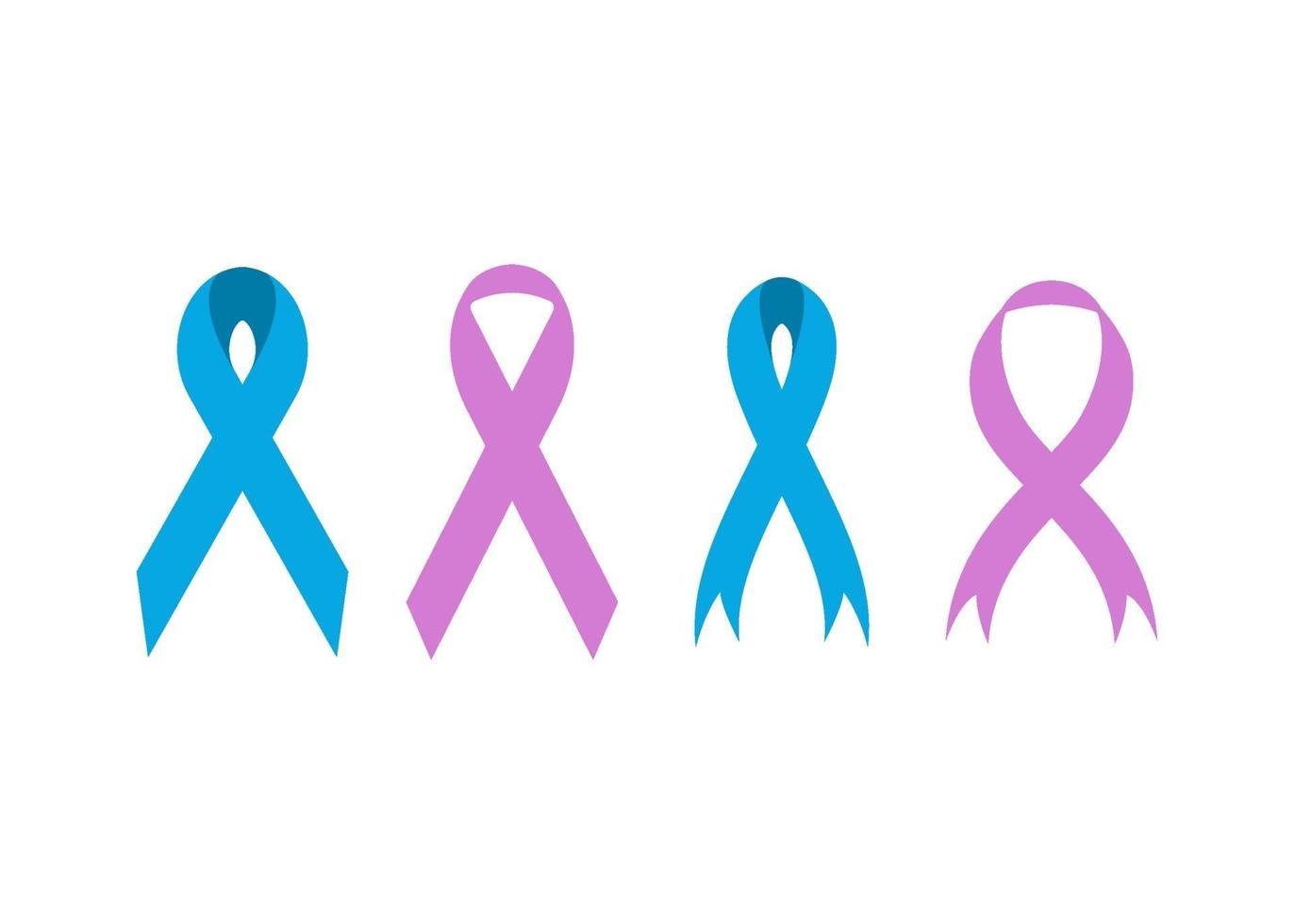 vetor de modelo de design de ícone de fita de câncer de mama