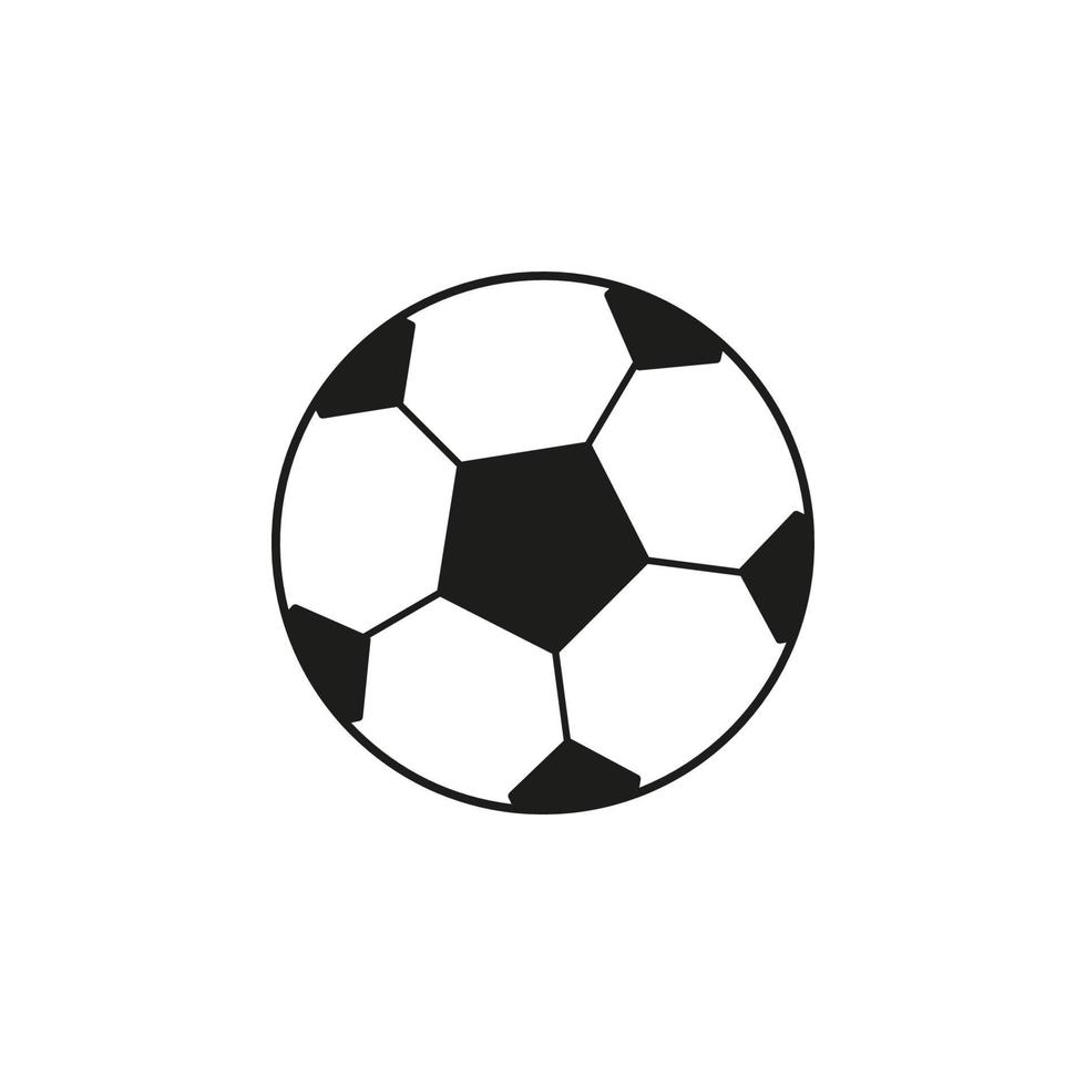 futebol bola vetor ícone para esporte placa símbolo