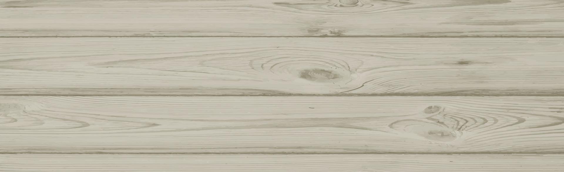 textura panorâmica de madeira clara com nós - vetor