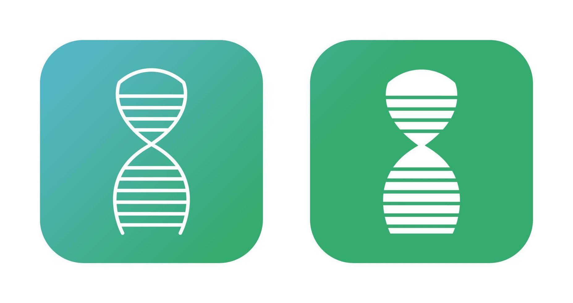 ícone de vetor de estrutura de dna