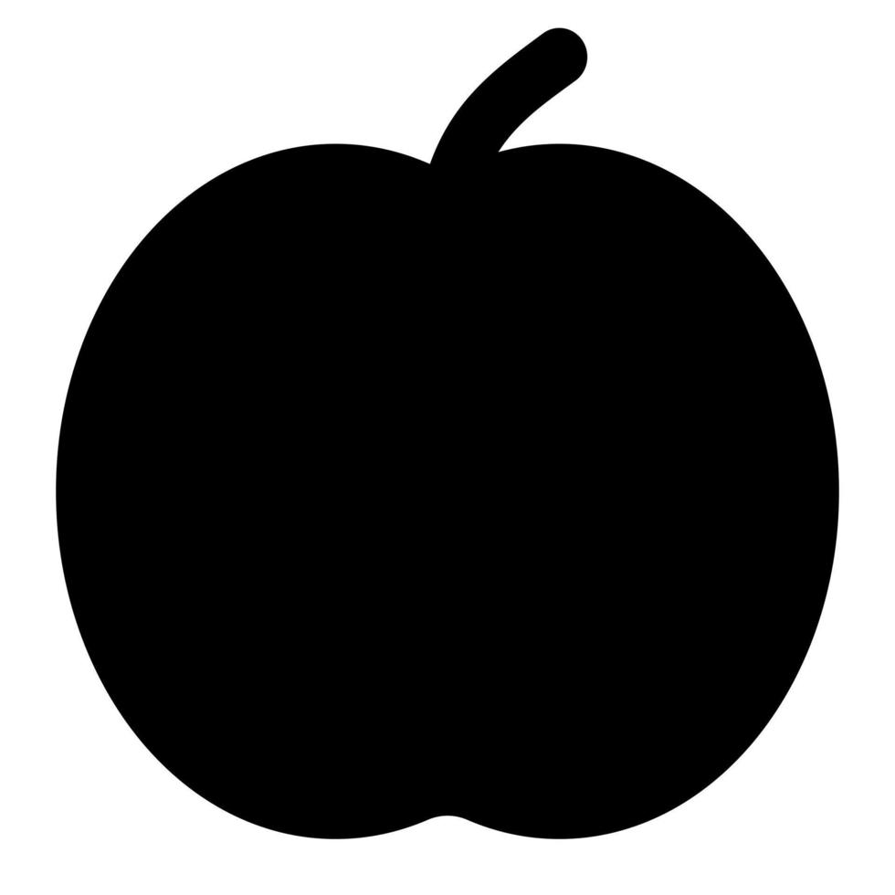 maçã do mundo saúde dia sólido ícone estilo vetor