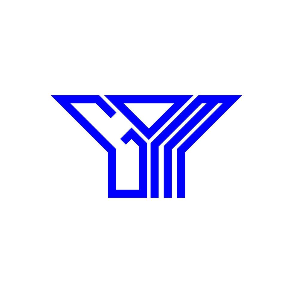 design criativo do logotipo da carta gom com gráfico vetorial, logotipo simples e moderno gom. vetor