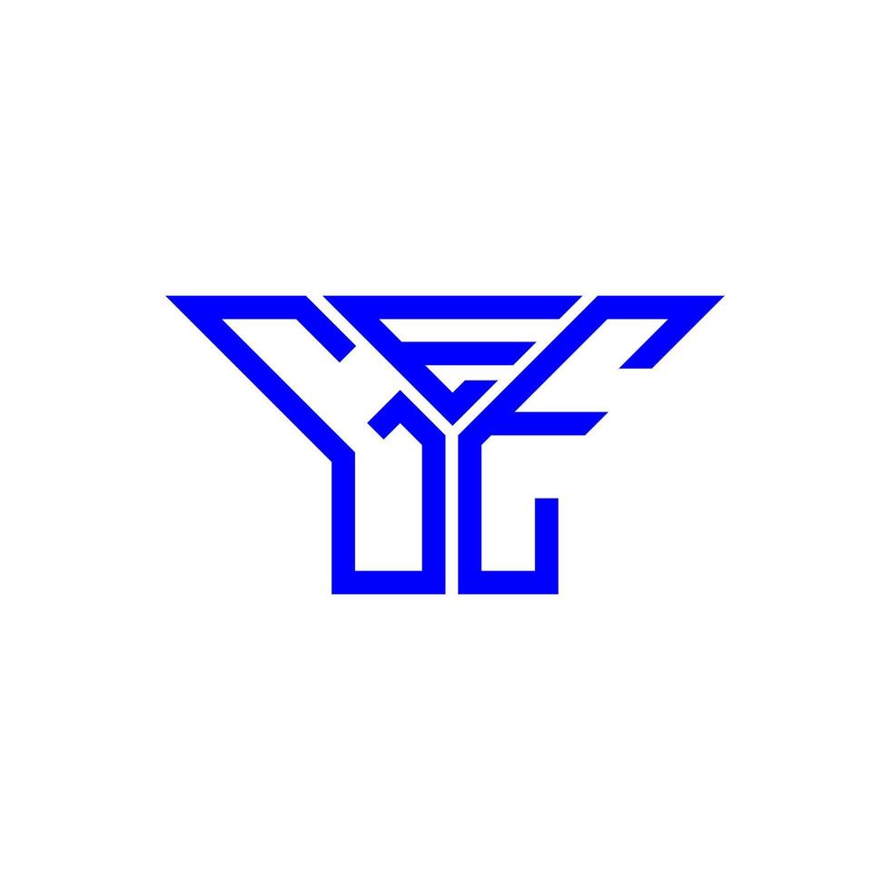 design criativo do logotipo da carta gee com gráfico vetorial, logotipo simples e moderno. vetor