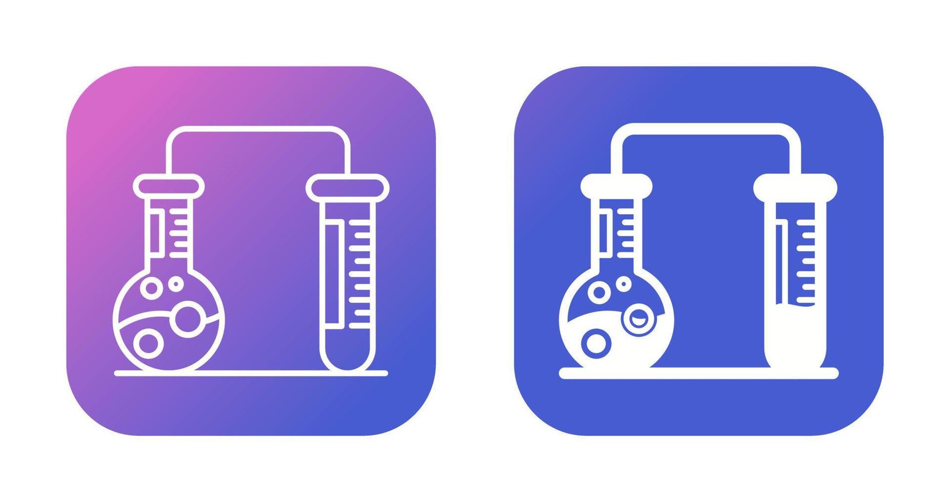 ícone de vetor de experimento