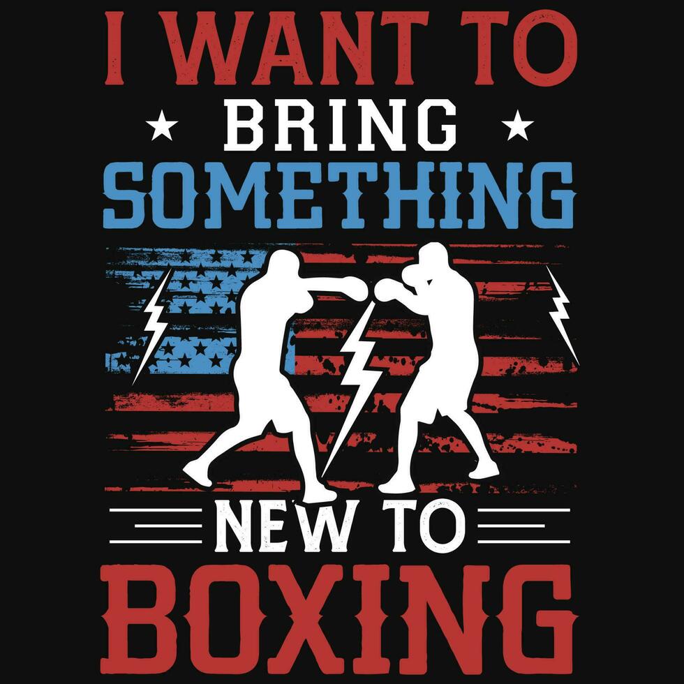 boxe ou brigando tipográfico gráficos camiseta Projeto vetor