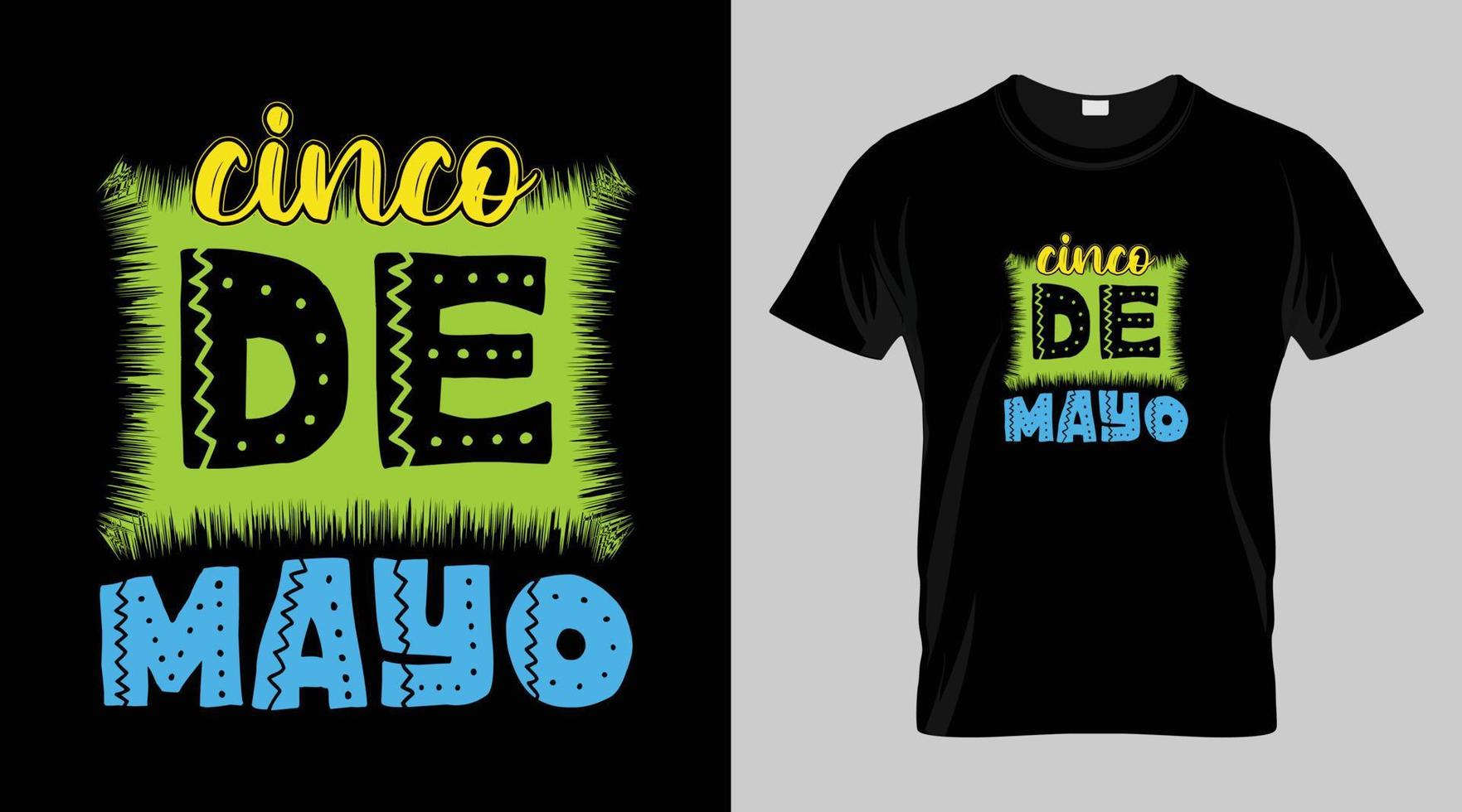 cinco de maionese festival camiseta projeto, mexicano festival vetor camiseta Projeto