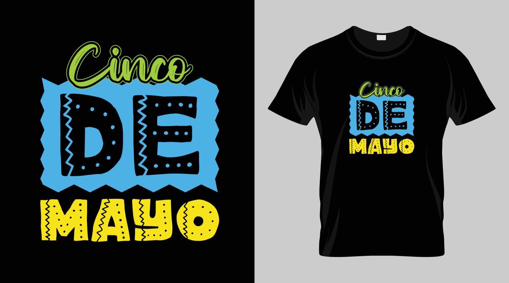 cinco de maionese festival camiseta projeto, mexicano festival vetor camiseta Projeto