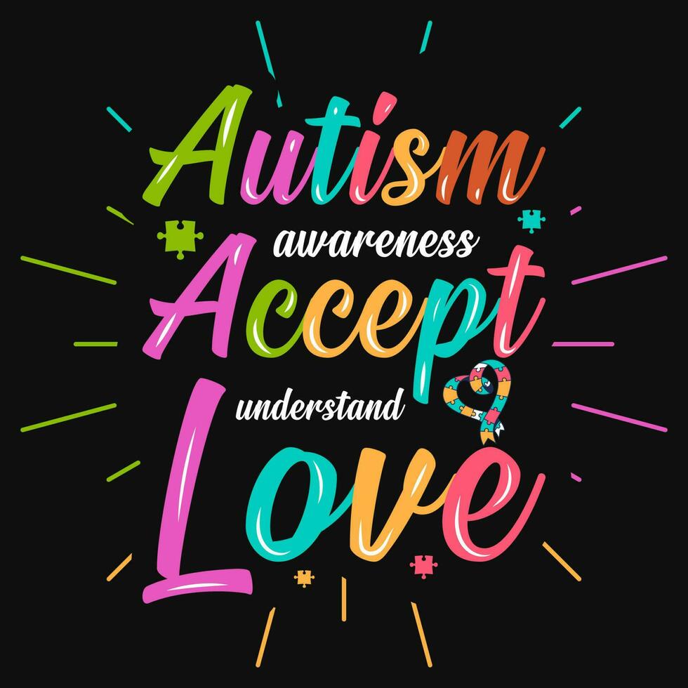 brest Câncer consciência autismo camiseta Projeto vetor Projeto