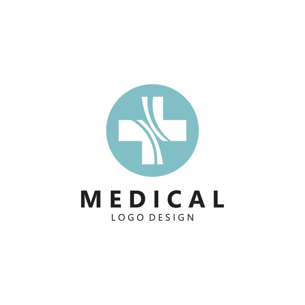 vetor de modelo de logotipo médico de saúde