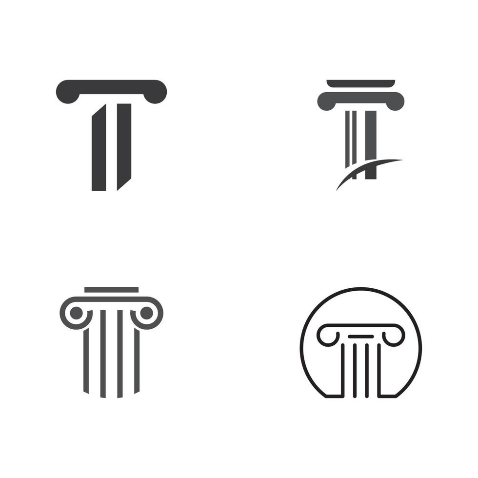 museu logotipo modelo com minimalista e moderno conceito vetor