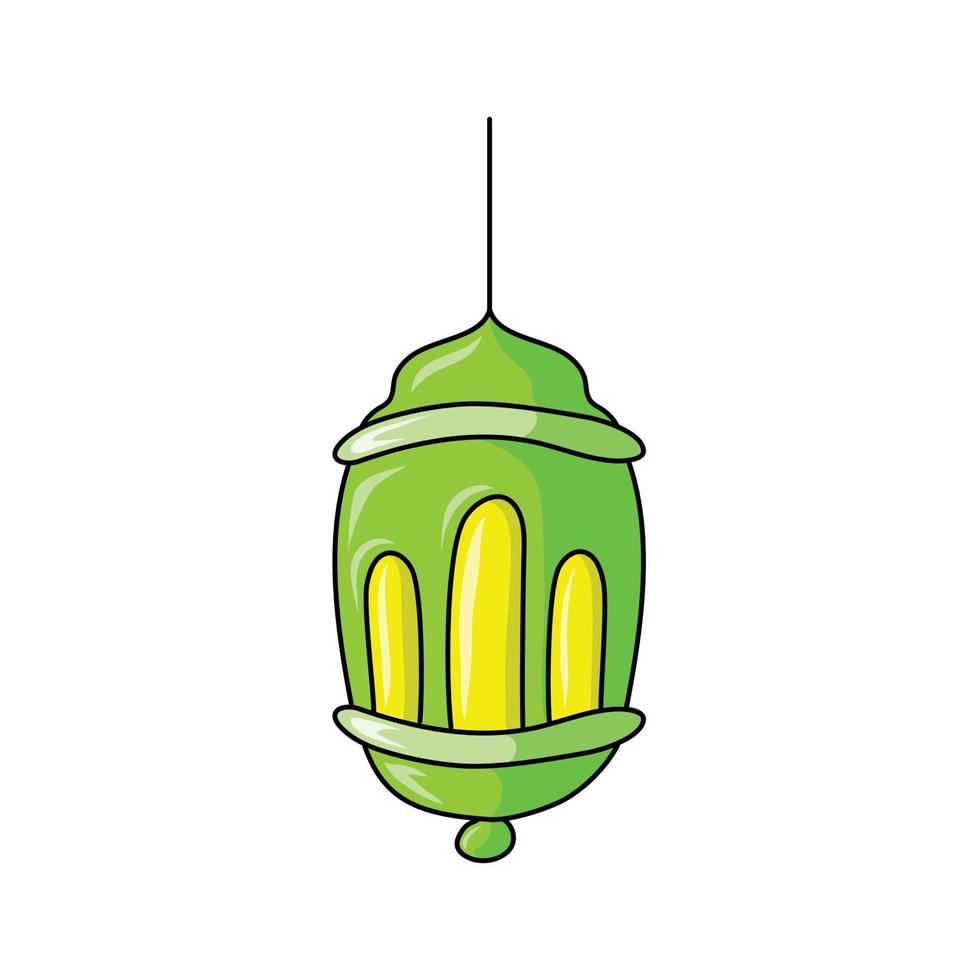 lanterna Ramadhan decoração islâmico isolado vetor Projeto