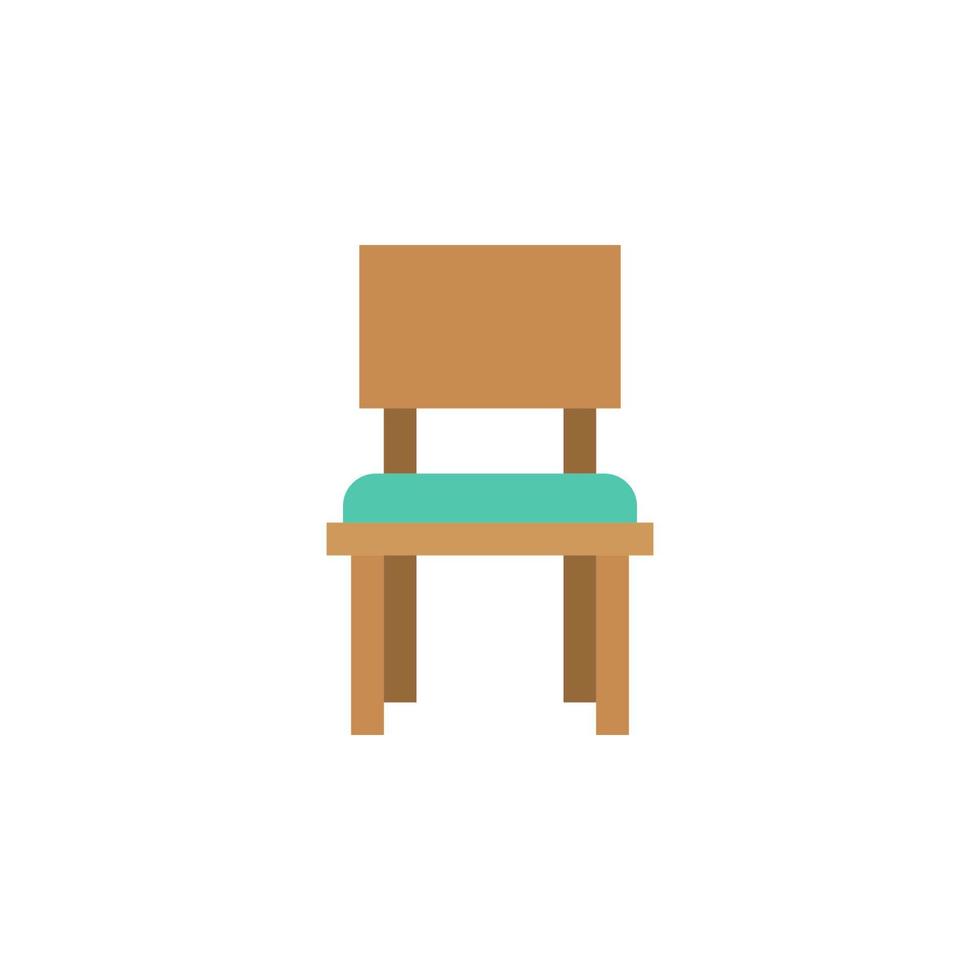 cadeira ícone para mobília ou família equipamento companhia este pode estar usava em brochuras, catálogos, rede, padronizar elemento, etc. vetor
